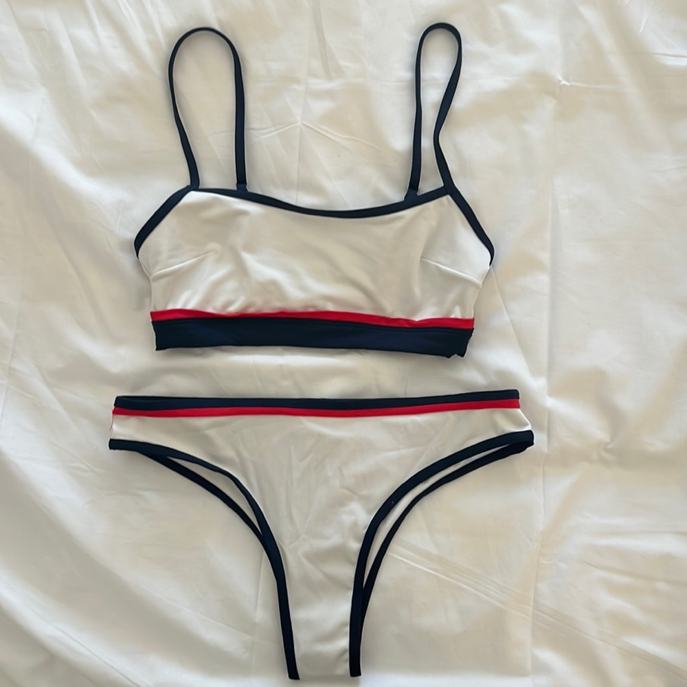 Red white and blue bikini, perfect for 4th of July!!!